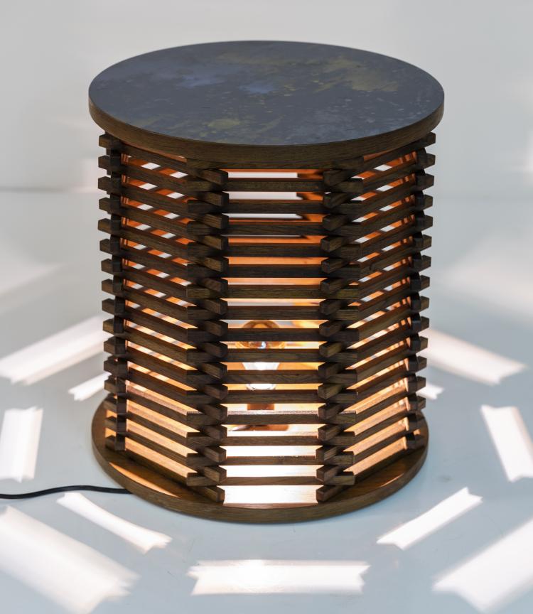 Hauptbild zu Objekt, Illuminated end table, c. 1970, Deutschland, 151A 147