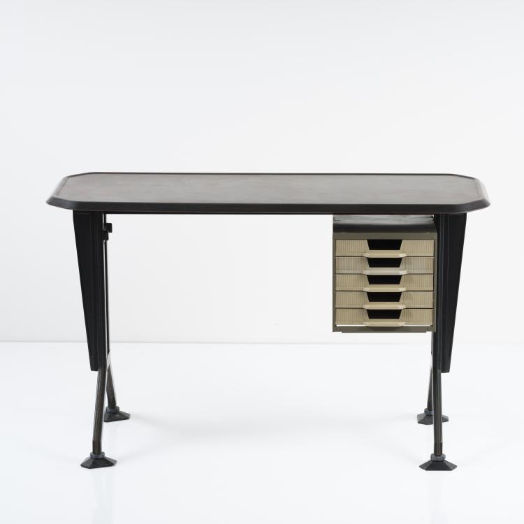 Hauptbild zu Objekt, 'Arco' typewriter desk, 1963, Studio B.B.P.R., Olivetti, Ivrea, 155A 124