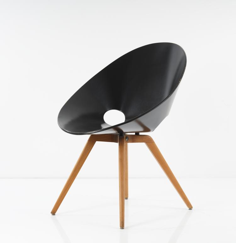Hauptbild zu Objekt, Chair - 664', 1954, Eddi (Edelhard) Harlis, Thonet, Frankenberg, 151A 103