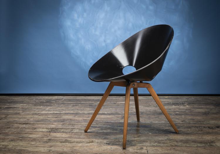 Bild 3 zu Objekt, Chair - 664', 1954, Eddi (Edelhard) Harlis, Thonet, Frankenberg, 151A 103