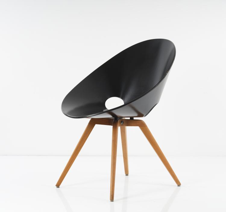 Bild 4 zu Objekt, Chair - 664', 1954, Eddi (Edelhard) Harlis, Thonet, Frankenberg, 151A 103