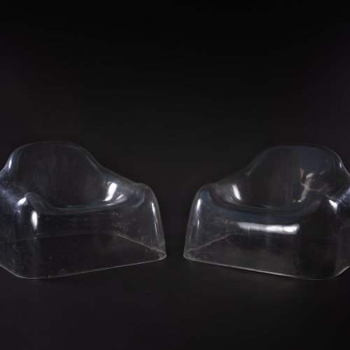 Set of two easy chairs, 1960/70s