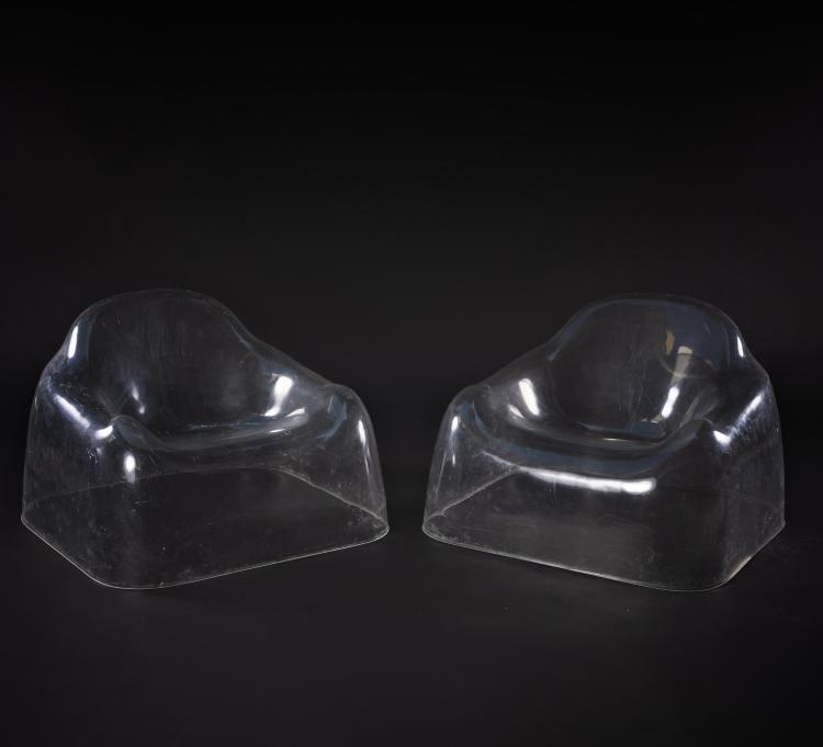 Bild 1 zu Objekt, Set of two easy chairs, 1960/70s, Frankreich, 151B 443