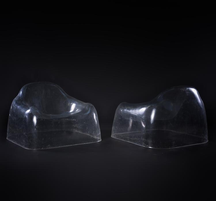 Bild 2 zu Objekt, Set of two easy chairs, 1960/70s, Frankreich, 151B 443