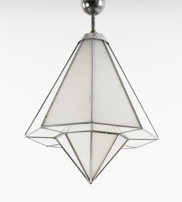 Hauptbild zu Objekt, Ceiling light, 1920s, Tschechoslowakei (zugeschrieben), 151B 251