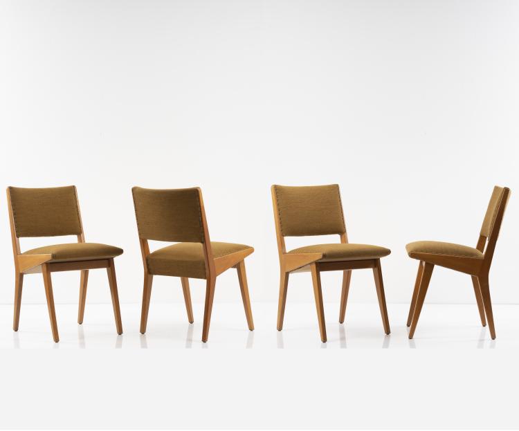 Bild 1 zu Objekt, Set of four side chairs '666 USP', 1941, Jens Risom, Knoll International, New York, 151B 291