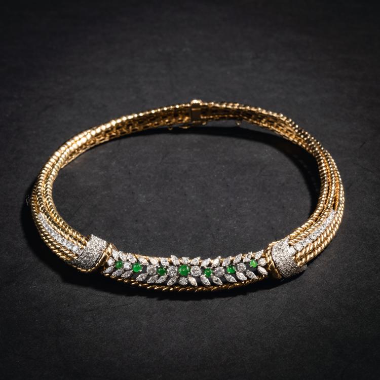 Hauptbild zu Objekt, Collier, 1960s, G&uuml;belin, Luzern, 154C 330