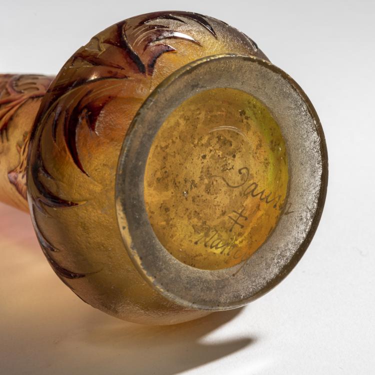 Bild 3 zu Objekt, Vase 'Chardons de Lorraine', 1897, Daum Fr&egrave;res, Nancy, 150B 115