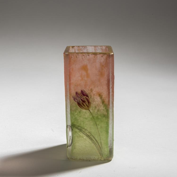 Bild 1 zu Objekt, Vase 'Tulipes', c. 1900, Daum Fr&egrave;res, Nancy, 150B 124