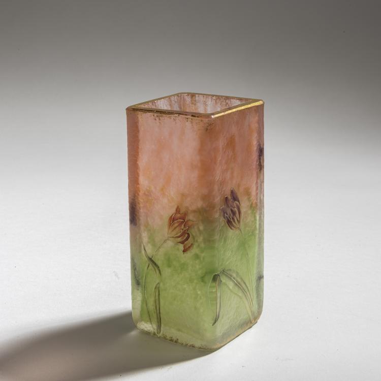 Bild 2 zu Objekt, Vase 'Tulipes', c. 1900, Daum Fr&egrave;res, Nancy, 150B 124