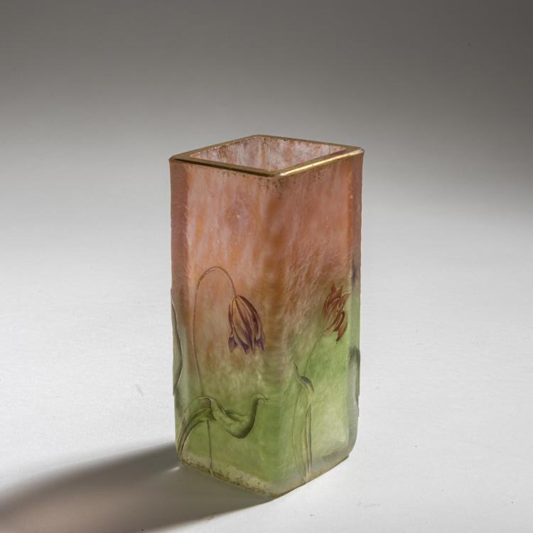 Bild 3 zu Objekt, Vase 'Tulipes', c. 1900, Daum Fr&egrave;res, Nancy, 150B 124