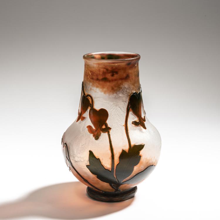 Hauptbild zu Objekt, Martel&eacute; Vase 'Coeur de Jeanette', c. 1898, Daum Fr&egrave;res, Nancy, 150B 121