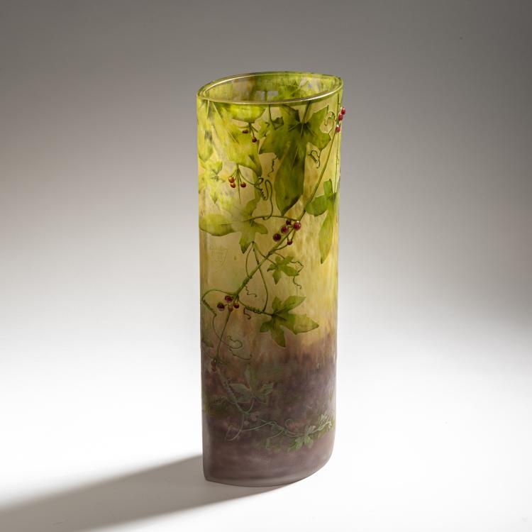 Hauptbild zu Objekt, Vase 'Bryones', 1909, Henri Berg&eacute;, Daum Fr&egrave;res, Nancy, 150B 136