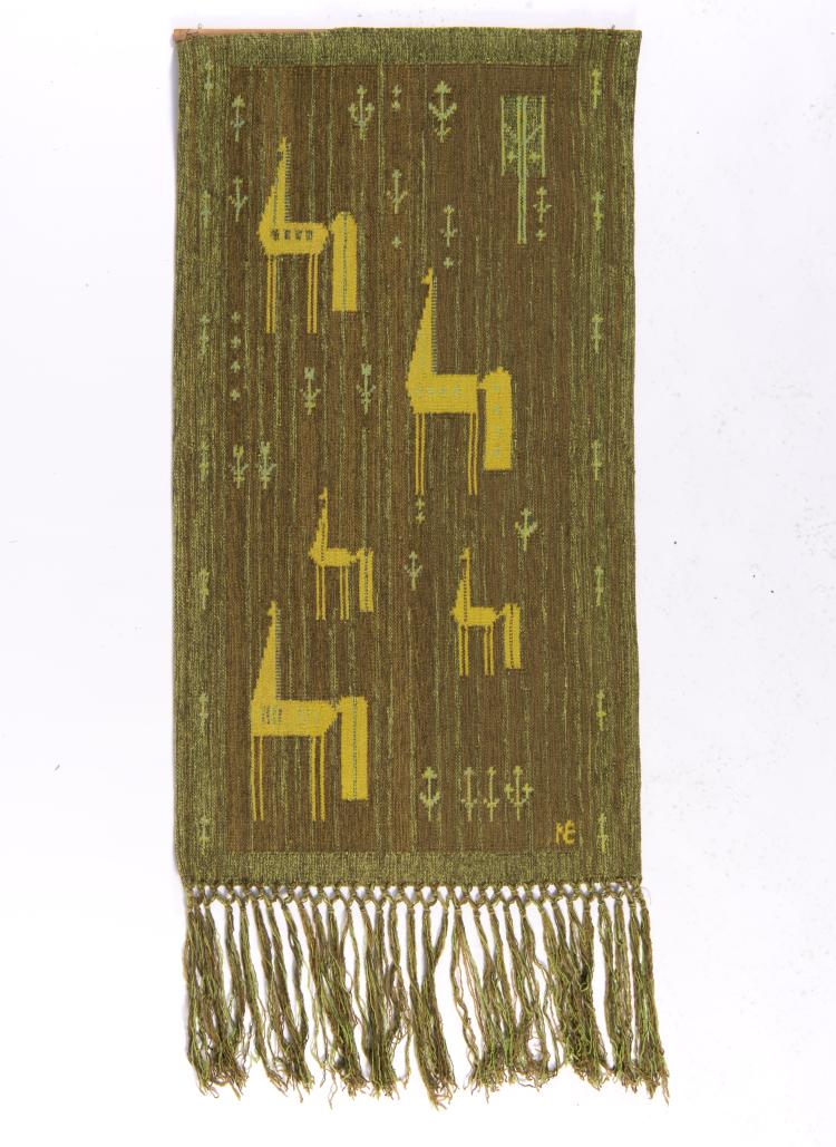 Hauptbild zu Objekt, Tapestry, 1950s, &Eacute;va N&eacute;meth, Illums Bolighus; Ziola, Ungarn, 151B 342