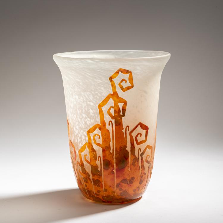 Hauptbild zu Objekt, Vase 'Foug&egrave;res', 1927-28, Schneider, Epinay-sur-Seine, 150B 260