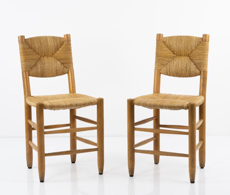 Hauptbild zu Objekt, Set of two chairs, 1939, Charlotte Perriand, Steph Simon, Paris, 151B 282