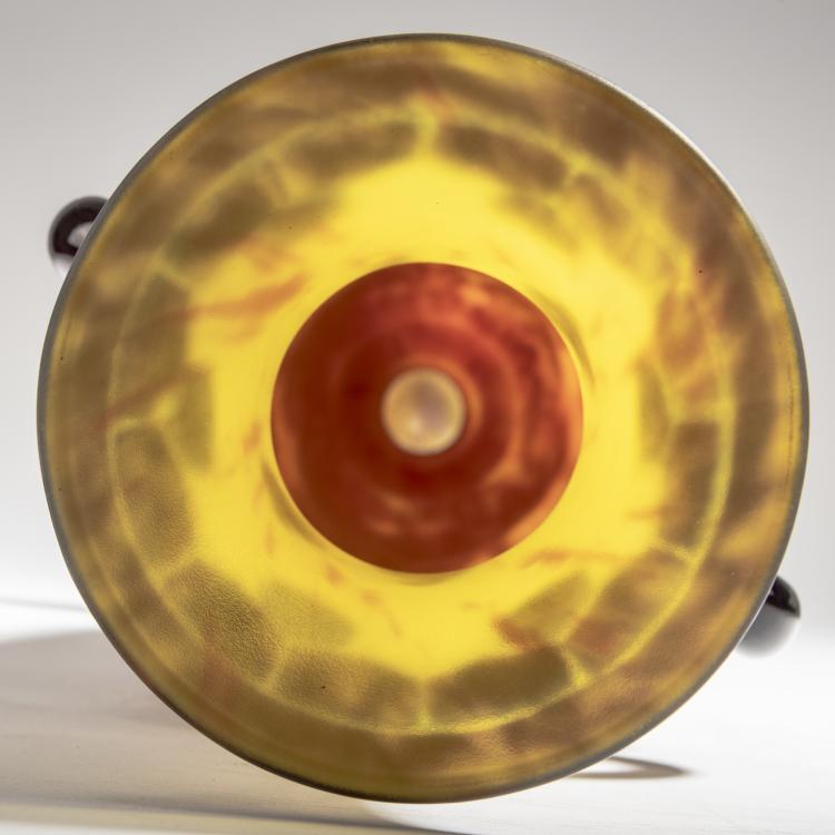 Bild 4 zu Objekt, Tall vase with handles 'Campanules', 1922-25, Schneider, Epinay-sur-Seine, 150B 243