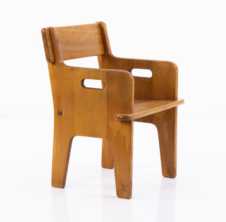 Hauptbild zu Objekt, Kinderstuhl 'Peter's Chair', 1944, Hans J. Wegner, Getama, Gedsted, 151B 293