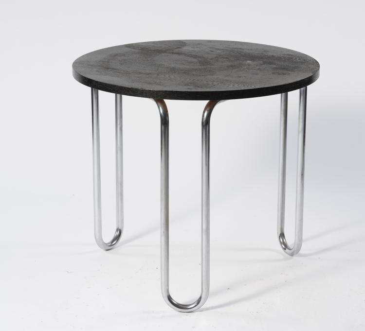 Bild 2 zu Objekt, Two chairs 'SM 1' and table 'DS', 1930s, Drabert Stahlm&ouml;bel-Fabrik, Minden, 151A 43