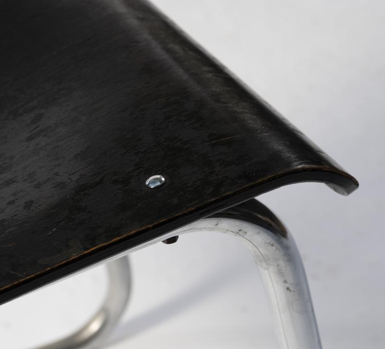 Bild 4 zu Objekt, Two chairs 'SM 1' and table 'DS', 1930s, Drabert Stahlm&ouml;bel-Fabrik, Minden, 151A 43