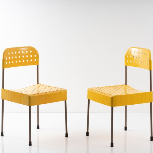 Zwei Stühle 'Box', 1971