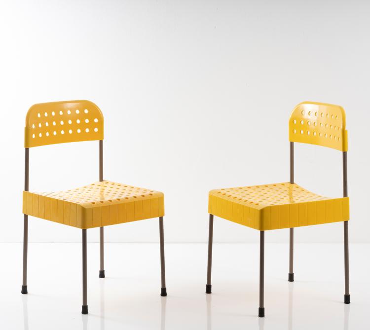 Hauptbild zu Objekt, Set of two 'Box' chairs, 1971, Enzo Mari, Anonima Castelli, Bologna, 152A 270