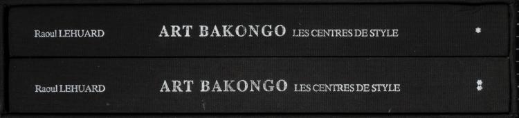 Hauptbild zu Objekt, Art Bakongo. les centres de style, Band 1 & 2, 1989, 151C 946