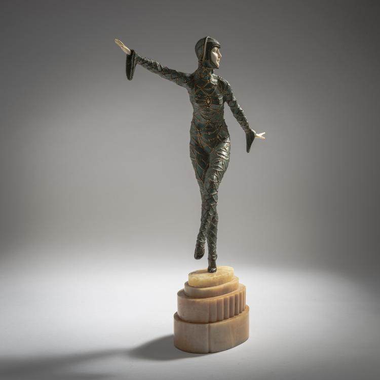 Bild 1 zu Objekt, 'Solo', c. 1928, Dem&egrave;tre H. Chiparus, 150B 337