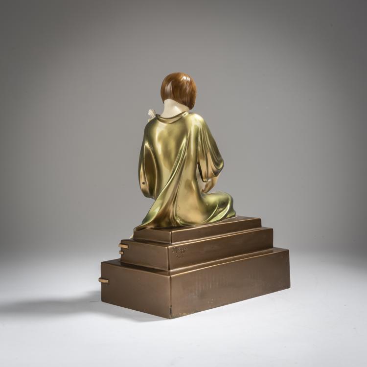 Bild 2 zu Objekt, 'Violinist', c. 1925, Paul Philippe, Rosenthal & Maeder, Berlin, 153C 448