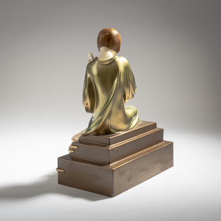Bild 6 zu Objekt, 'Violinist', c. 1925, Paul Philippe, Rosenthal & Maeder, Berlin, 153C 448