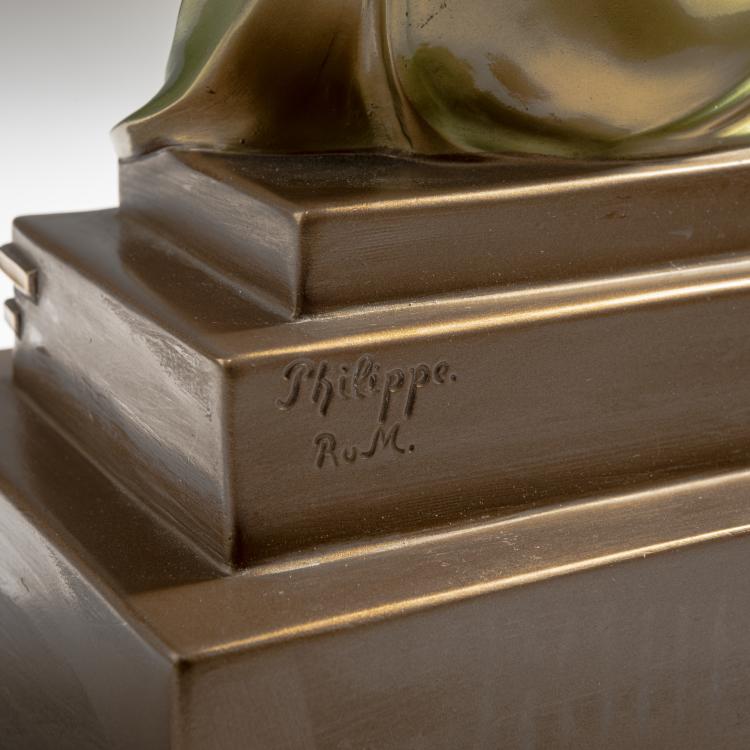 Bild 7 zu Objekt, 'Violinist', c. 1925, Paul Philippe, Rosenthal & Maeder, Berlin, 153C 448