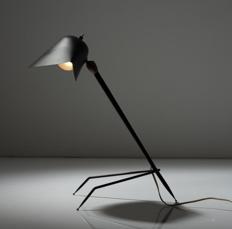 Bild 1 zu Objekt, Table light 'Tr&eacute;pied', 1954, Serge Mouille, Frankreich, 151B 359