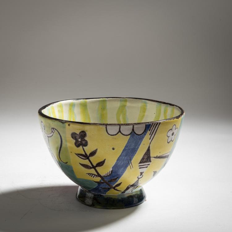 Bild 1 zu Objekt, Bowl, 1921-24, Maria Likarz, Wiener Werkst&auml;tte, 150B 578