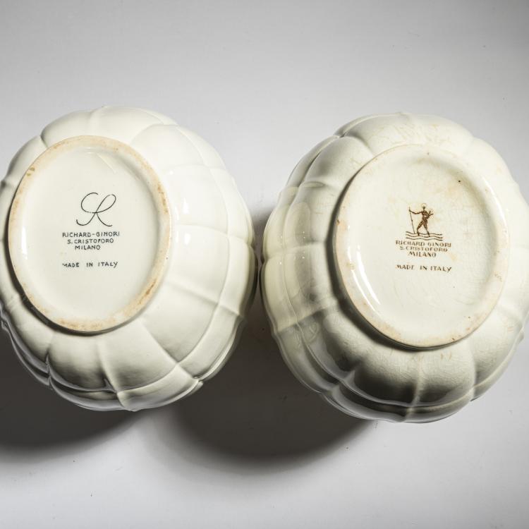 Bild 3 zu Objekt, Zwei Henkelvasen, um 1925, Gio Ponti, Richard Ginori, San Cristoforo, Mailand, 150B 584