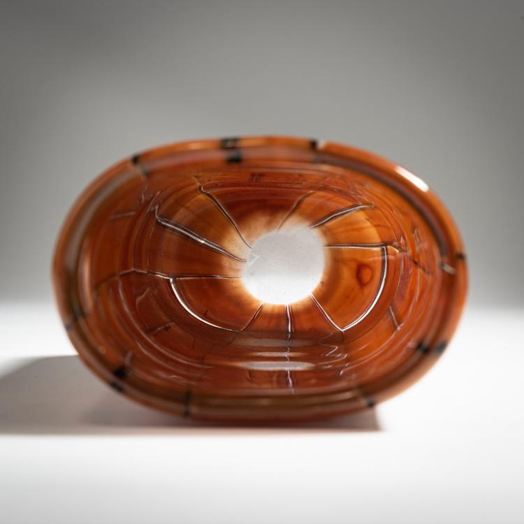 Bild 2 zu Objekt, 'Tessere ambra' vase, 1956, Ercole Barovier, Barovier & Toso, Murano, 152C 718