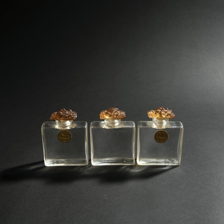 Bild 1 zu Objekt, Three flacons for D'Orsay in original box, 1919, Ren&eacute; Lalique, Lalique, Ren&eacute;, Combs-la-Ville, 150A 7