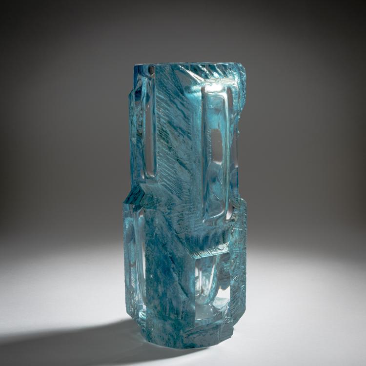 Hauptbild zu Objekt, Vase 'Argos', 1970s, C&eacute;sar Baldaccini (C&eacute;sar), Daum Fr&egrave;res, Nancy, 151B 463