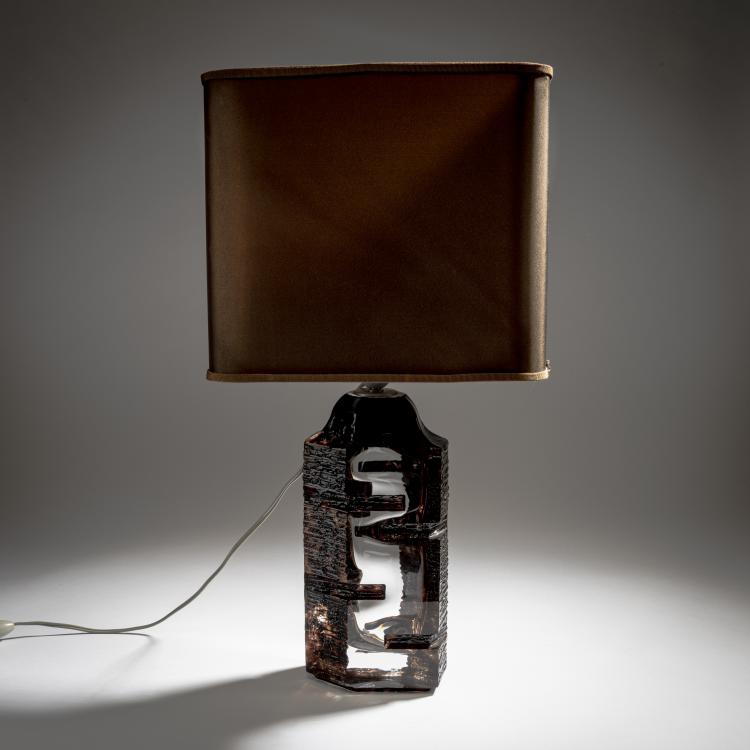 Hauptbild zu Objekt, Tischleuchte 'Argos', 1970er Jahre, C&eacute;sar Baldaccini (C&eacute;sar), Daum Fr&egrave;res, Nancy, 151B 464