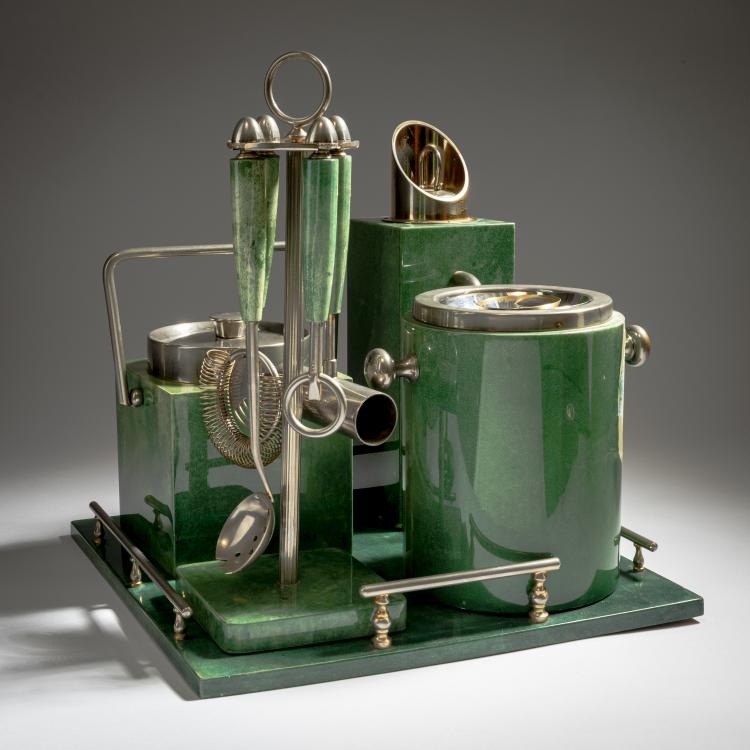 Hauptbild zu Objekt, Cocktail set, 1950s, Aldo Tura, Tura, Mailand, 151B 494