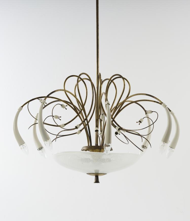 Hauptbild zu Objekt, Large chandelier, c. 1950, Italien, 151B 325