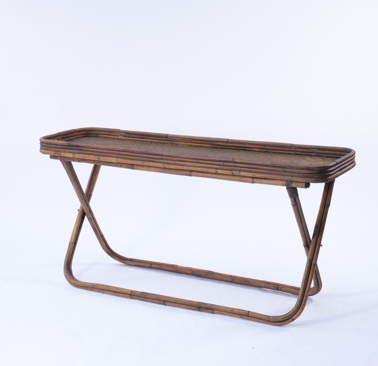 Hauptbild zu Objekt, Klapptisch aus der Serie 'House of the Rising Sun', 1975, Gabriella Crespi, Crespi d.l.g., Buscate, 151B 535