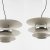 Set of two ceiling lights 'Charlottenborg', 1980