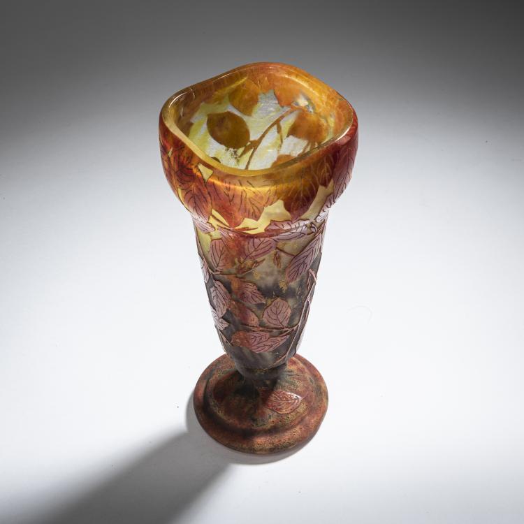 Bild 1 zu Objekt, Vase 'H&ecirc;tre roux', 1910, Henri Berg&eacute;, Daum Fr&egrave;res, Nancy, 150B 140