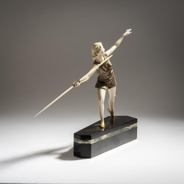 Bild 1 zu Objekt, 'Javelin thrower', c. 1928, Ferdinand Preiss, 150B 375