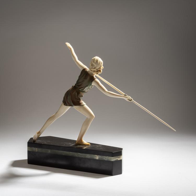 Bild 2 zu Objekt, 'Javelin thrower', c. 1928, Ferdinand Preiss, 150B 375