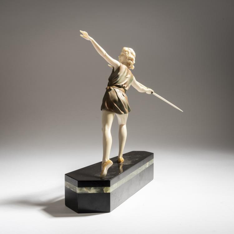 Bild 3 zu Objekt, 'Javelin thrower', c. 1928, Ferdinand Preiss, 150B 375