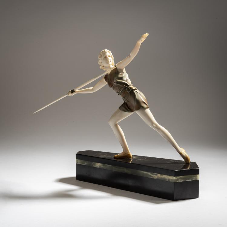 Bild 4 zu Objekt, 'Javelin thrower', c. 1928, Ferdinand Preiss, 150B 375