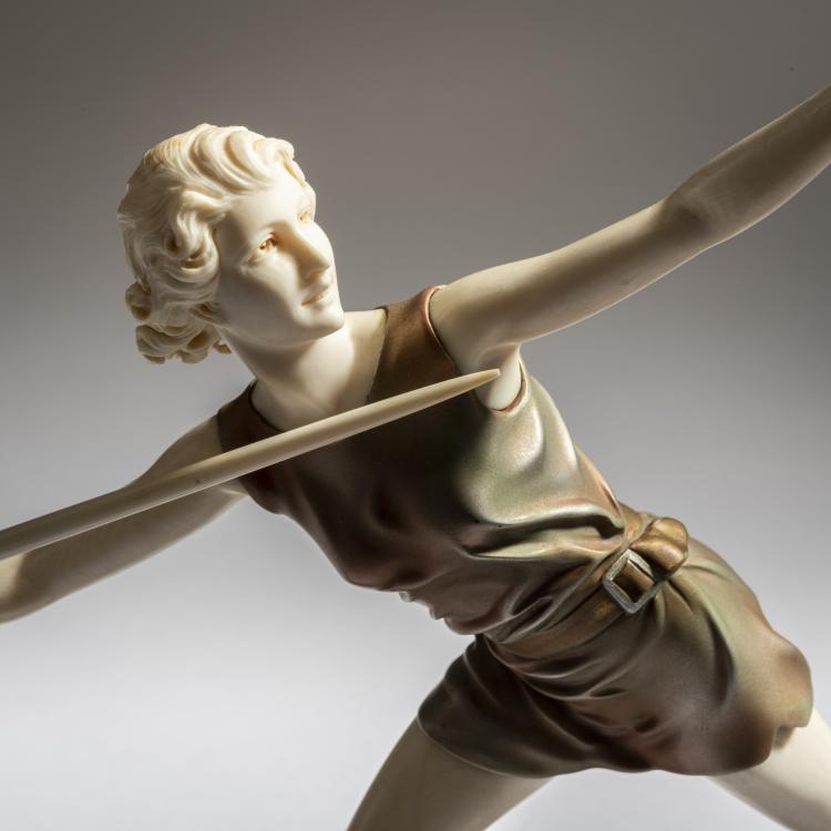 Bild 5 zu Objekt, 'Javelin thrower', c. 1928, Ferdinand Preiss, 150B 375