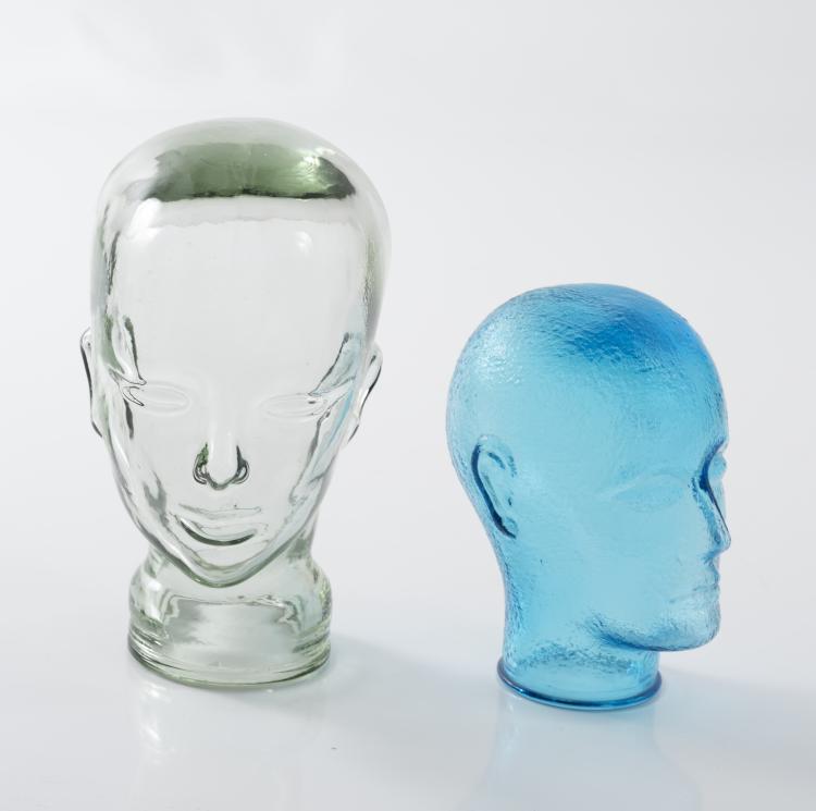 Hauptbild zu Objekt, Set of two glass heads, 1960s, Italien, 151B 501