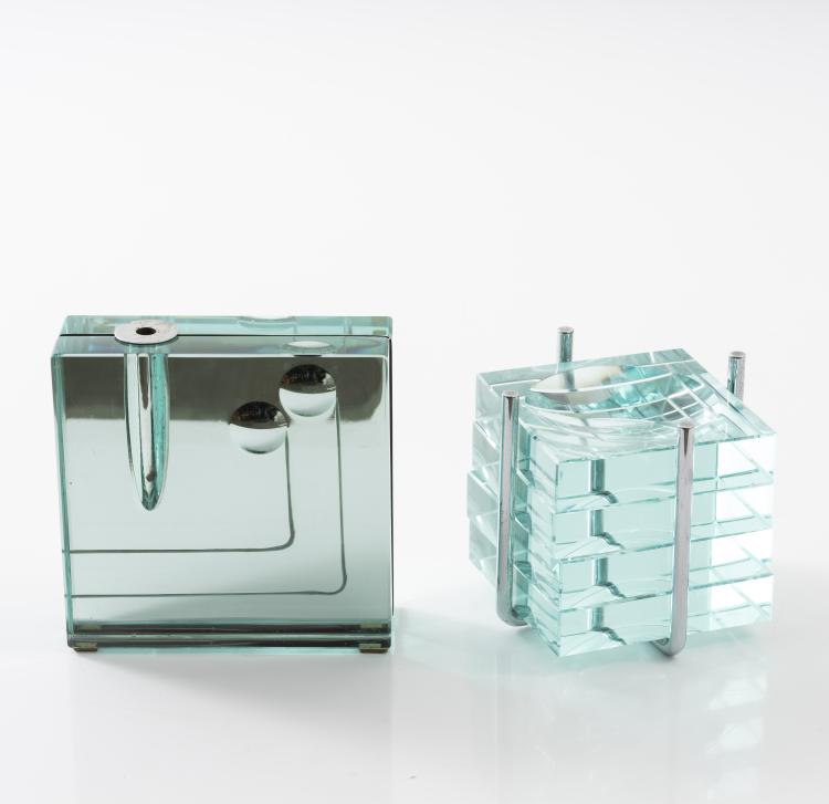 Hauptbild zu Objekt, Set of one vase and four ash trays, 1960s, Fontana Arte, Mailand, 151B 460